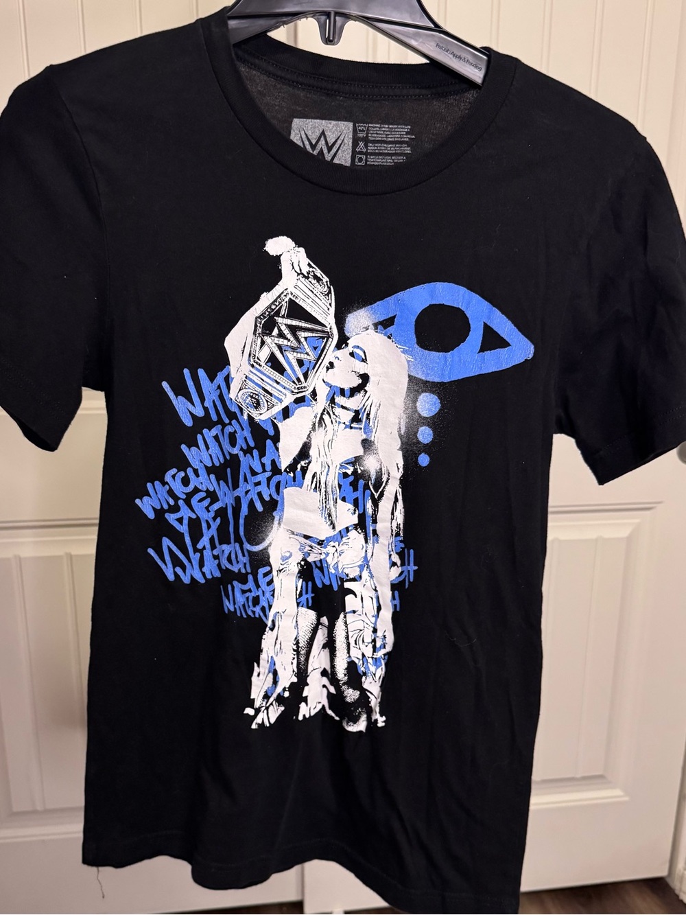WWE Liv Morgan “Title” T-Shirt Women’s Small Black Graphic WWE Wrestling